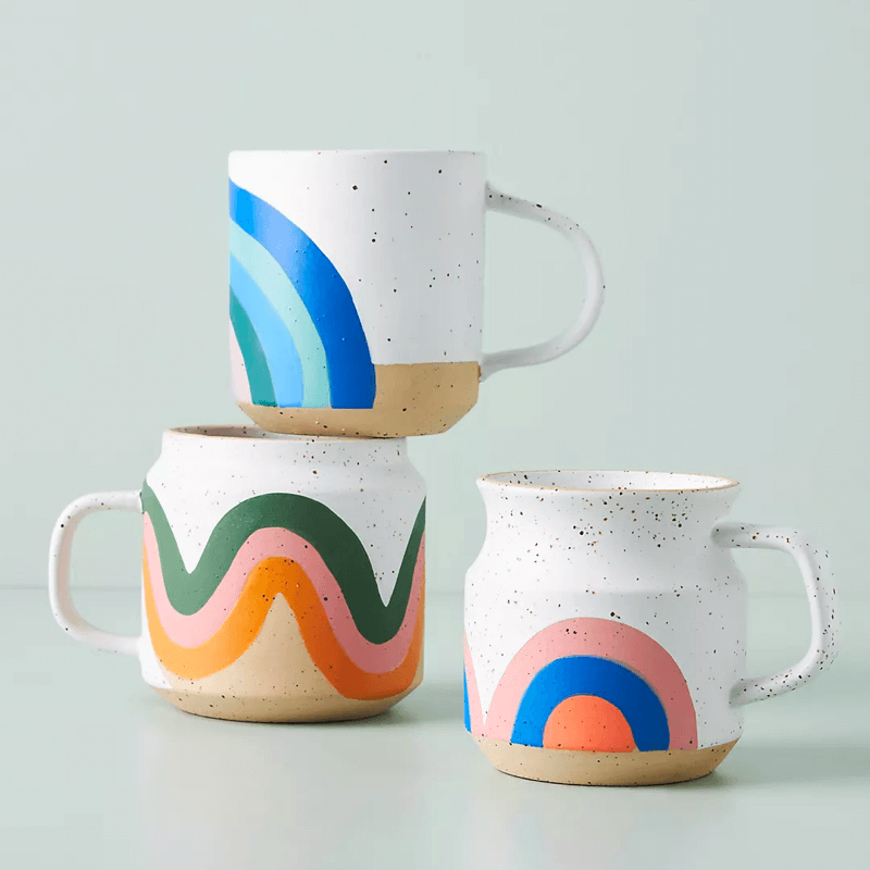 Pottery Rainbow Mug - Image 2