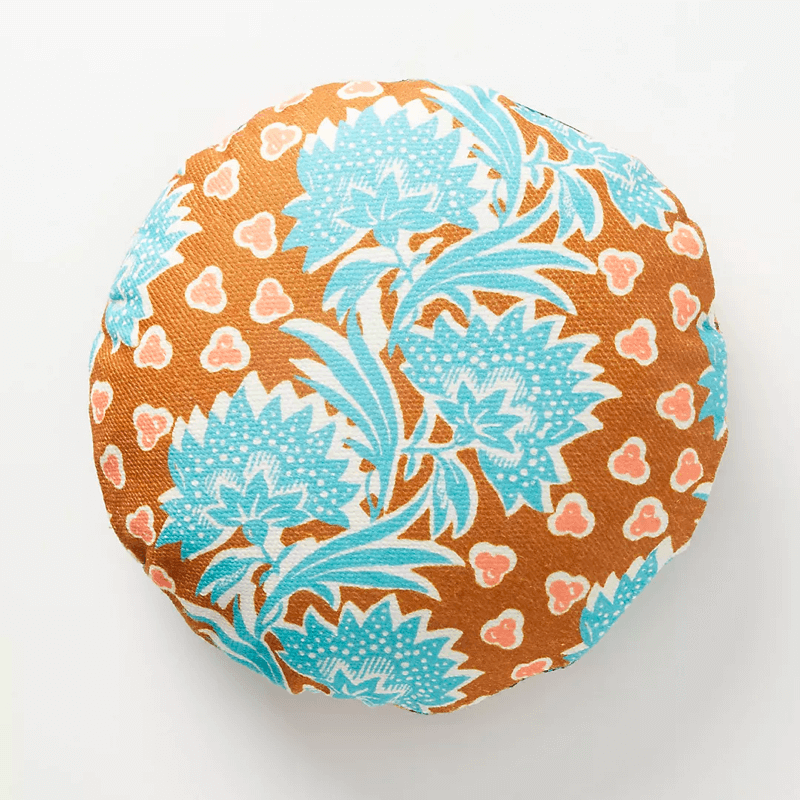 Round Flower Pillow - Image 2