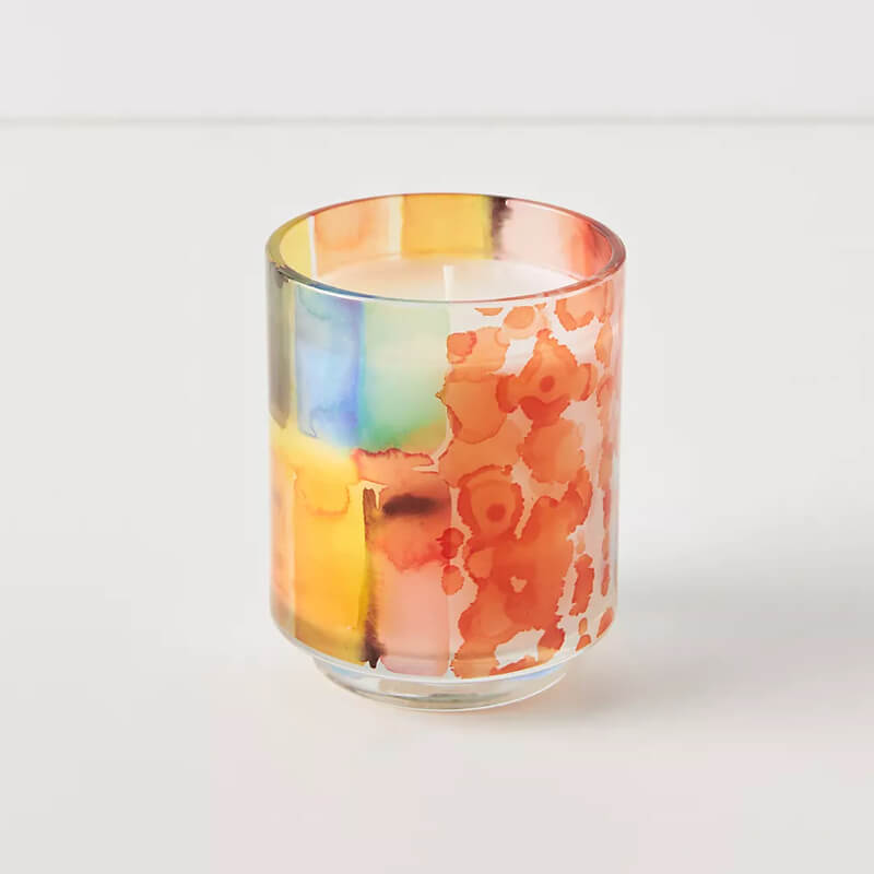 Colorful Glass Candle Set - Image 4
