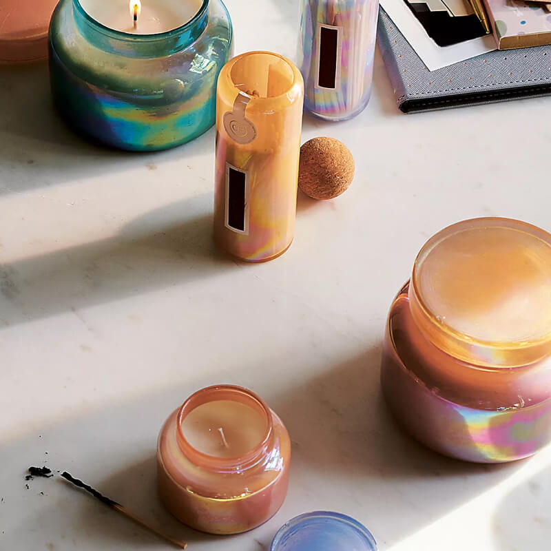 Mini Blue Jar Candle - Image 6