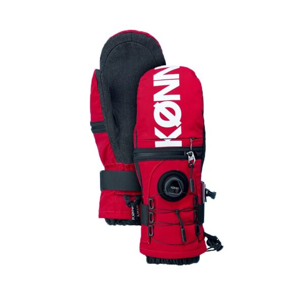 Wire buckle ski gloves