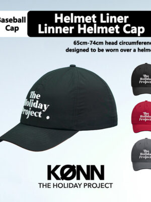 KONN Ski Helmet Cap Single/Double Board Ski Inner Helmet Cap Compatible with Ski Helmets Large Head Circumference Face-Slimming Design THP Baseball Cap