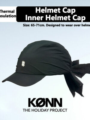 KONN Ski Helmet Liner for Snowboard and Skiing Inner Helmet Cap Compatible with Ski Helmets Large Head Circumference Design for a Slimming Effect Warm Headband